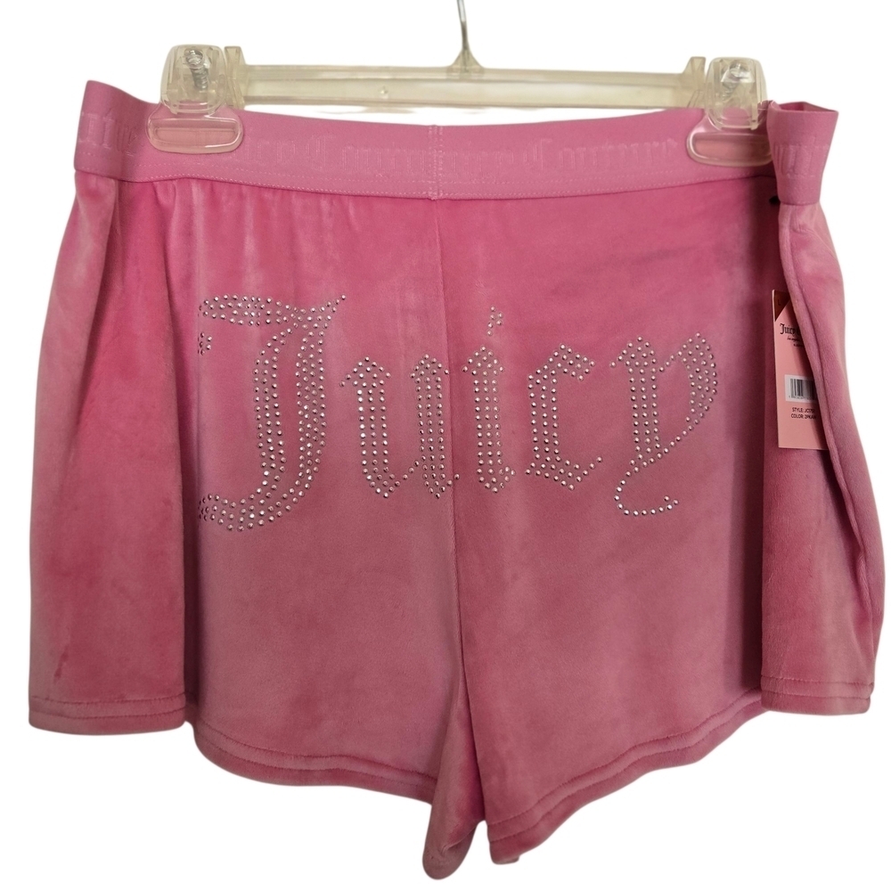 NWT Juicy Couture Pink Velour Women's Pajama Shorts